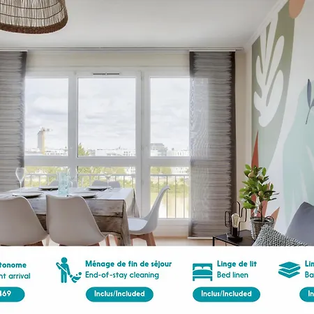 Escapade Sur L'ile De Avec Vue Sur La Loire Appartement